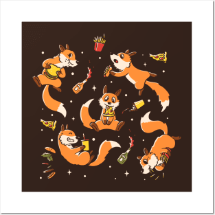 Fast Food Foxes by Tobe Fonseca Posters and Art